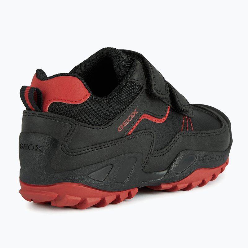 Buty juniorskie Geox New Savage black/red 10