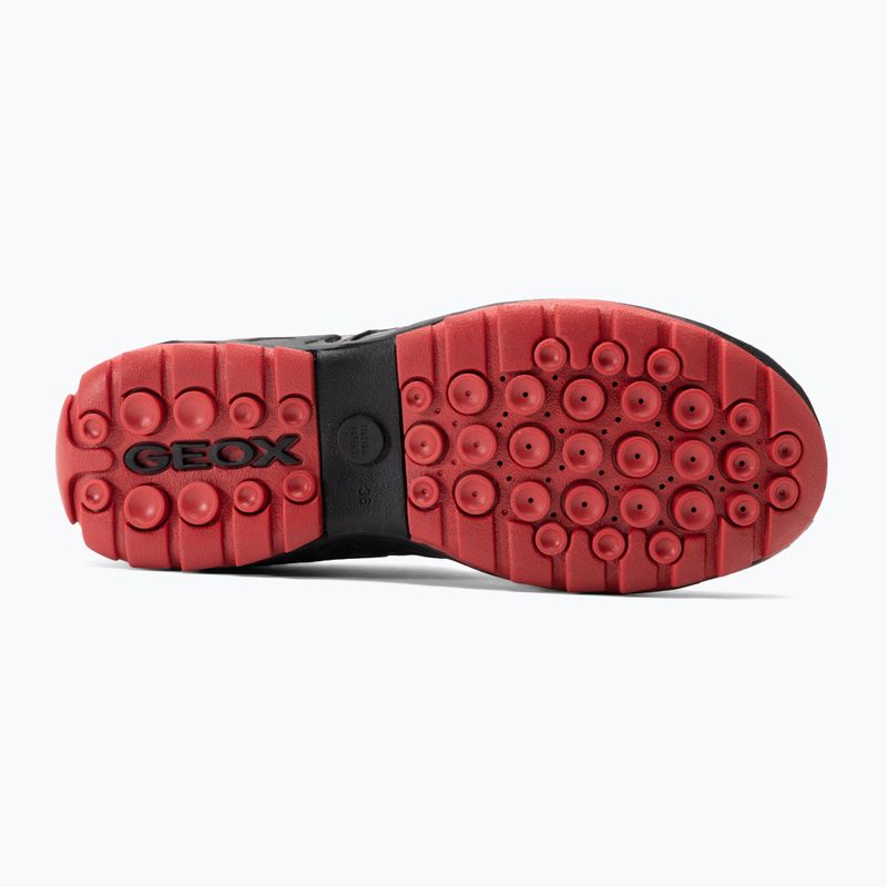 Buty juniorskie Geox New Savage black/red 5