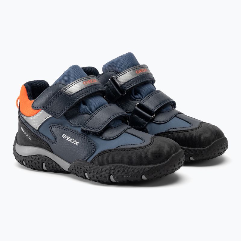Buty juniorskie Geox Baltic ABX navy/blue/orange 4