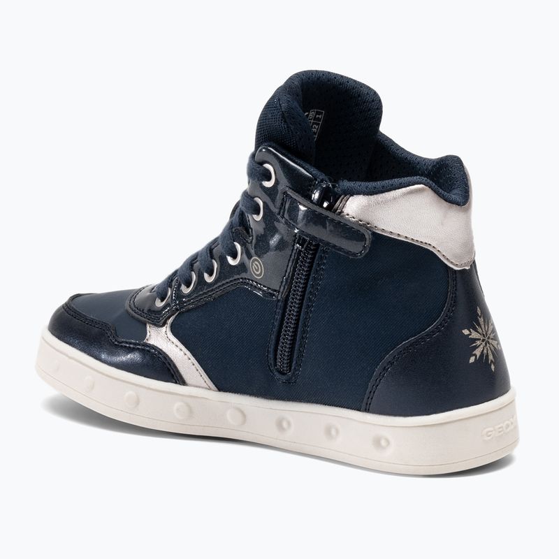 Buty juniorskie Geox Skylin dark navy/platinum 7