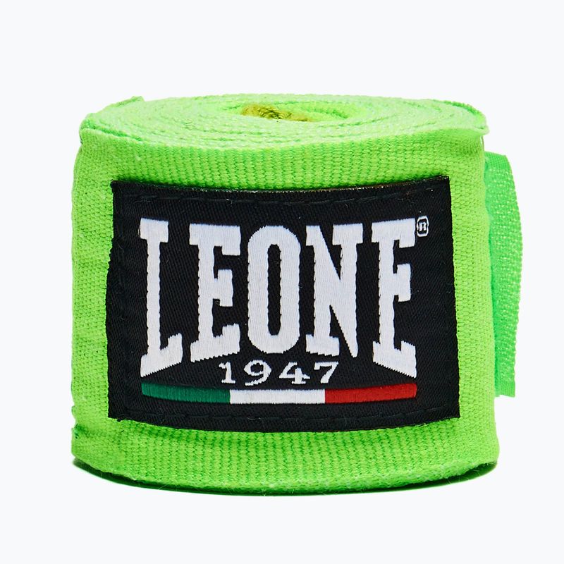 Bandaże bokserskie Leone 1947 Hand Wraps 350 cm verde fluo/fluo green 2