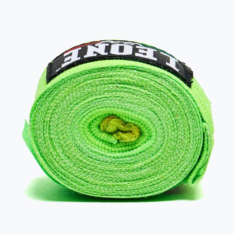 Bandaże bokserskie Leone 1947 Hand Wraps 350 cm verde fluo/fluo green 4