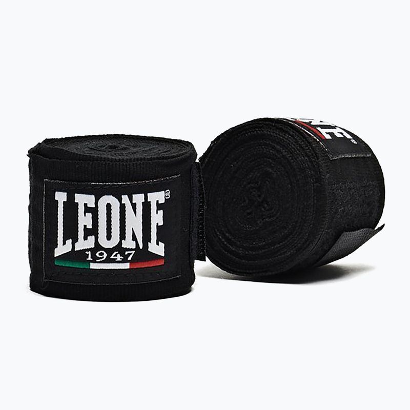 Bandaże bokserskie LEONE 1947 Hand Wraps 250 cm black 4