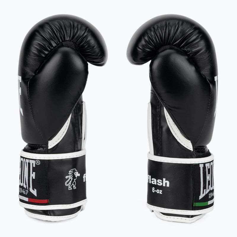 Rękawice bokserskie dziecięce LEONE 1947 Flash Junior black 3