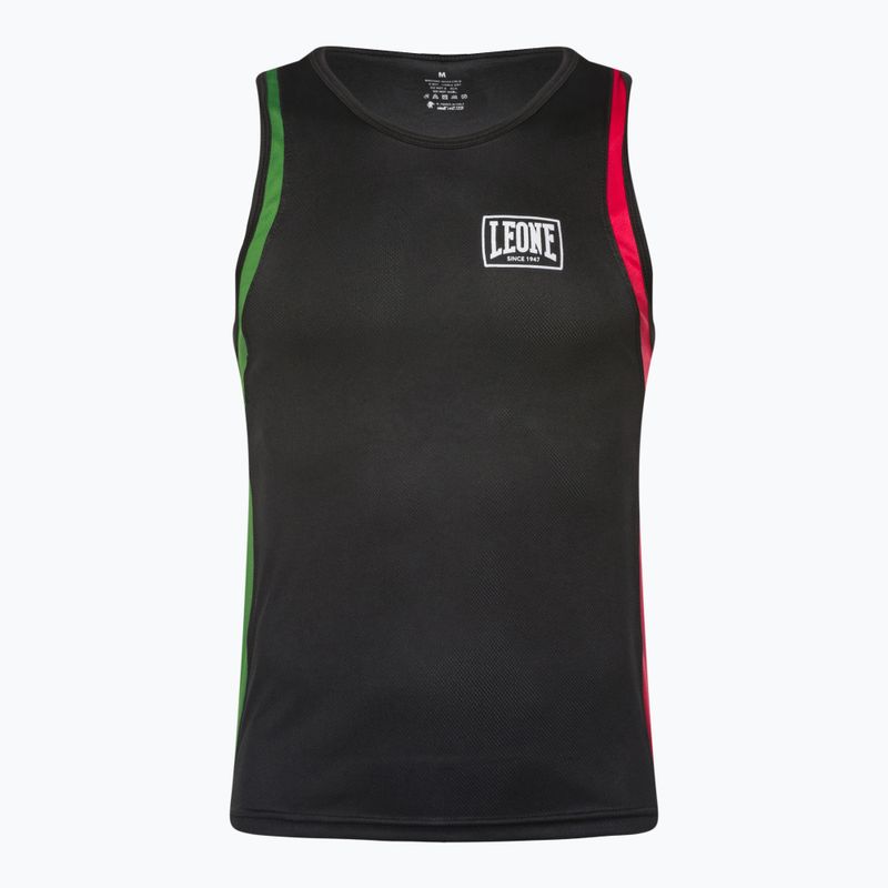 Tank top treningowy LEONE 1947 Italy Boxing black 3