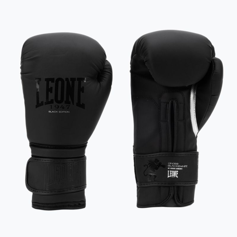 Rękawice bokserskie LEONE 1947 Black&White black