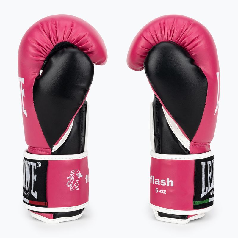 Rękawice bokserskie dziecięce LEONE 1947 Flash Junior fuxia 4