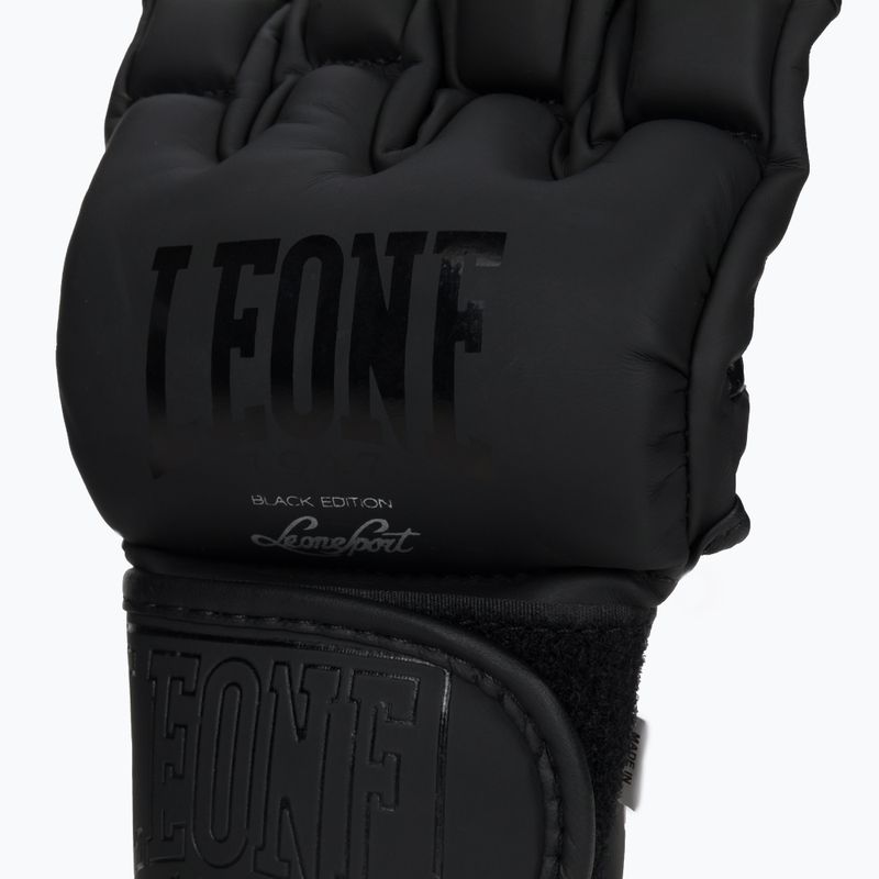 Rękawice grapplingowe LEONE 1947 Black Edition MMA black 5