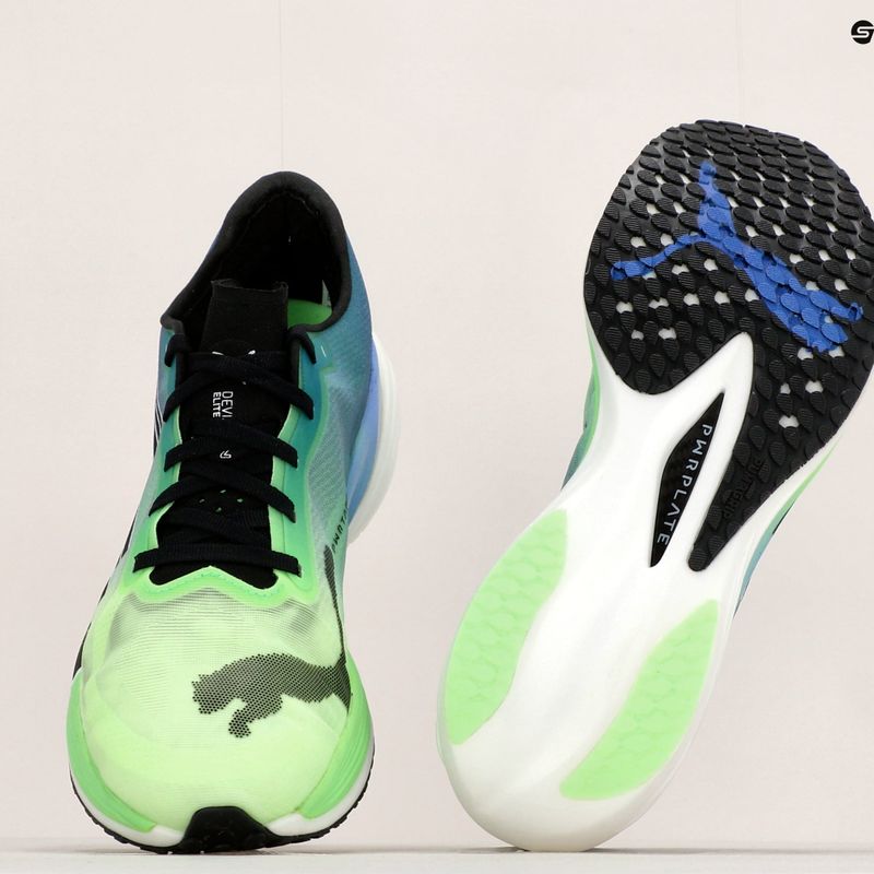 Buty do biegania męskie PUMA Deviate Nitro Elite 2 fizzy lime/royal sapphire/puma black 19