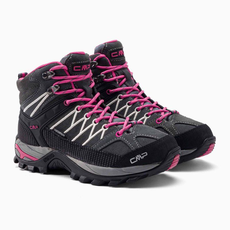 Buty trekkingowe damskie CMP Rigel Mid Wp grey/fuxia/ice 5