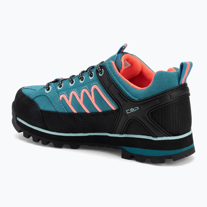 Buty trekkingowe damskie CMP Moon Low Wp teal/red fluo 3