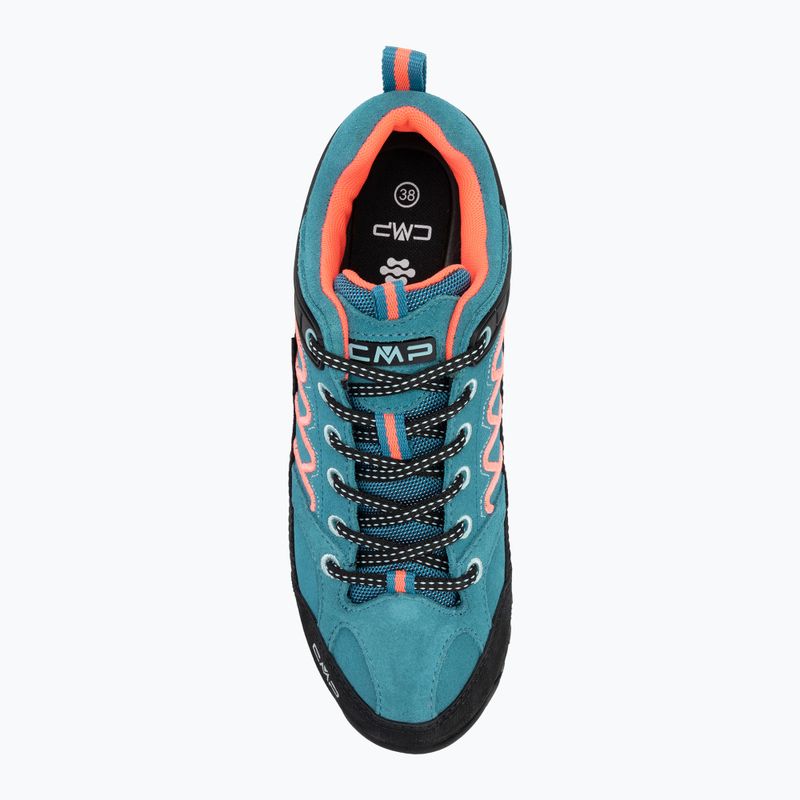 Buty trekkingowe damskie CMP Moon Low Wp teal/red fluo 5
