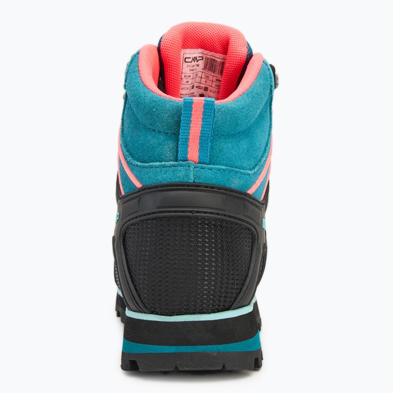 Buty trekkingowe damskie CMP Moon Mid WP teal/red fluo 6