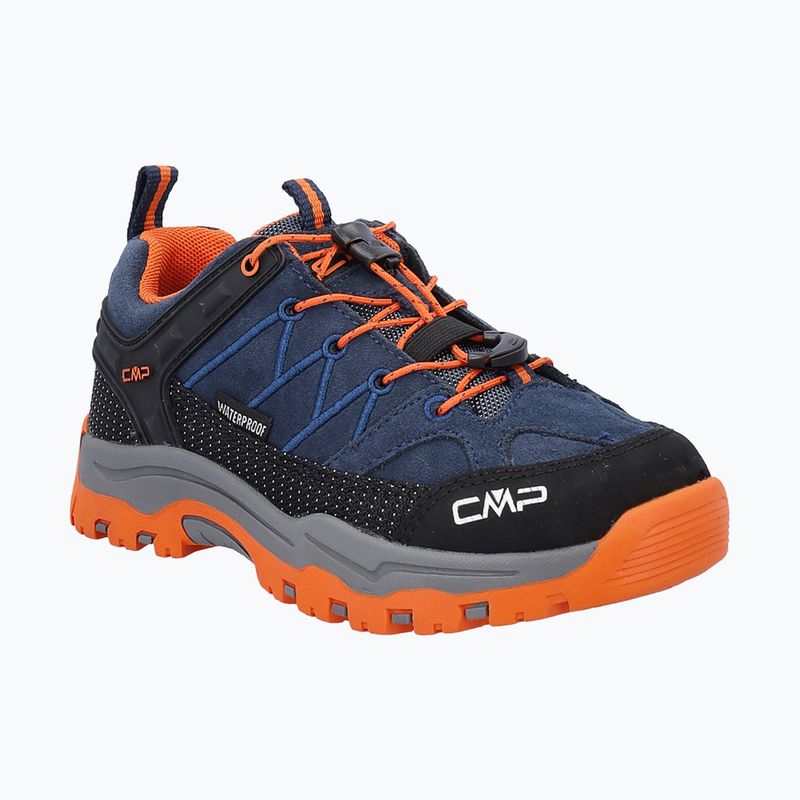 Buty trekkingowe dziecięce CMP Rigel Low Wp b.blue / arancio 8