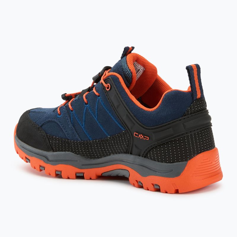 Buty trekkingowe dziecięce CMP Rigel Low Wp b.blue / arancio 3