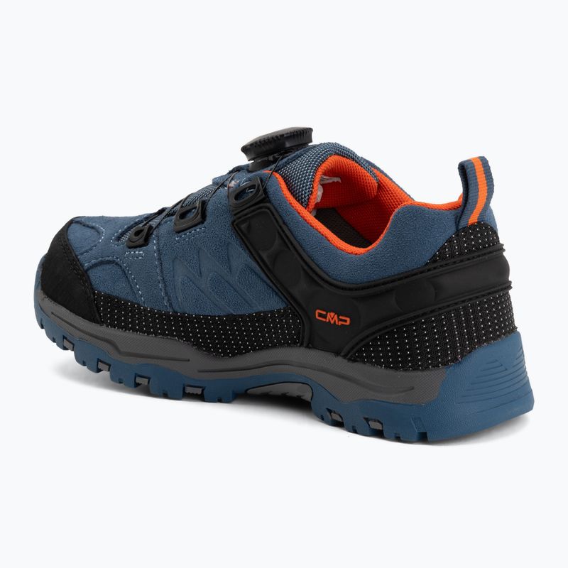 Buty trekkingowe dziecięce CMP Kiruna Low FitGo Waterproof bluestone/arancio 3