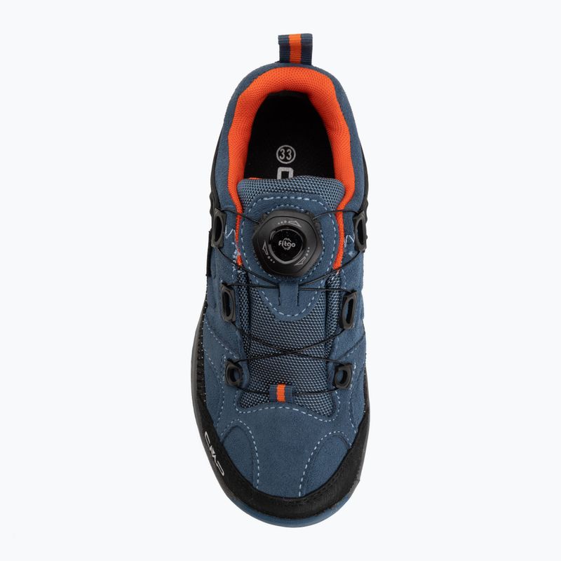 Buty trekkingowe dziecięce CMP Kiruna Low FitGo Waterproof bluestone/arancio 5