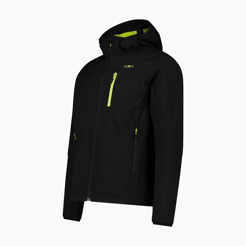 Kurtka softshell męska CMP 3A01787N nero / acido 3