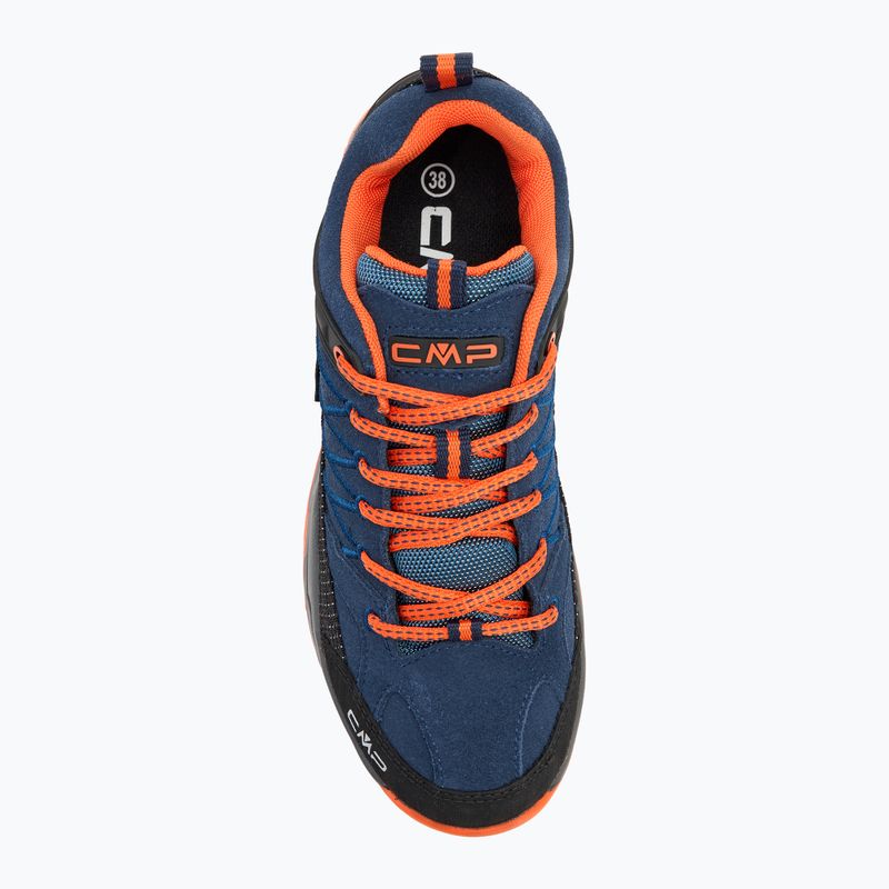 Buty trekkingowe juniorskie CMP Rigel Low Wp b. blue / arancio 5