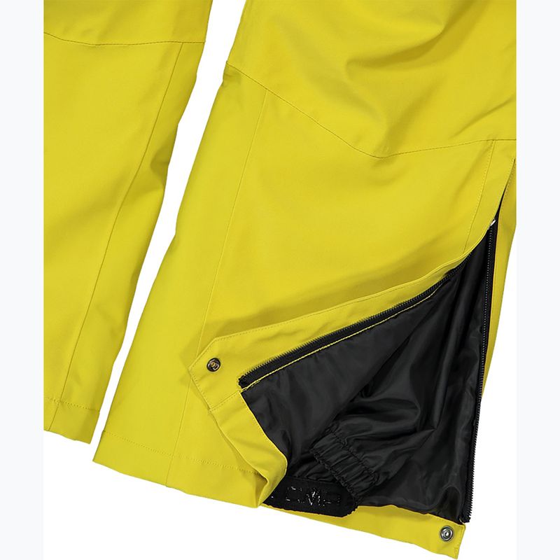 Spodnie narciarskie męskie CMP 3W17397N gold green 5