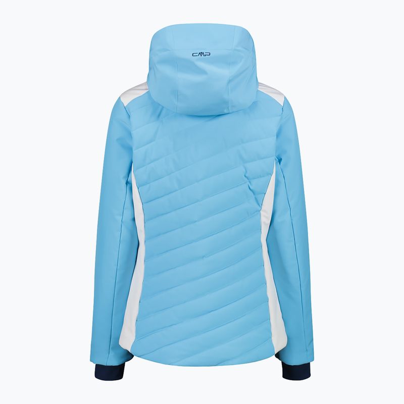 Kurtka narciarska damska CMP 35W0166 Zip Hood topazio 2