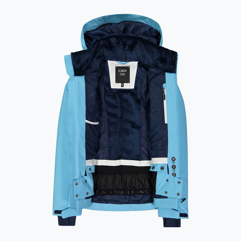 Kurtka narciarska damska CMP 35W0166 Zip Hood topazio 4