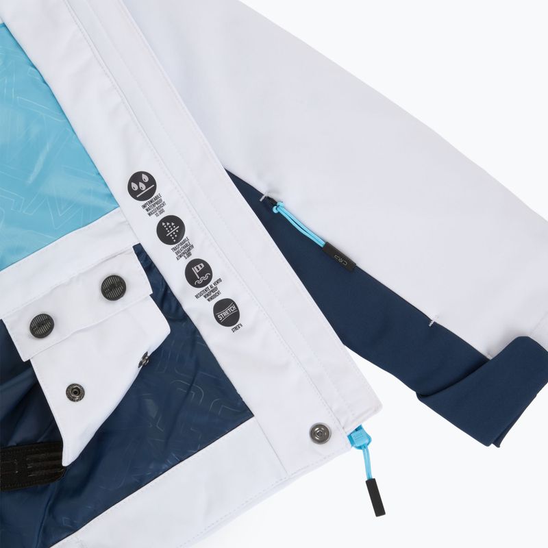 Kurtka narciarska damska CMP 35W0196 Zip Hood bianco 6