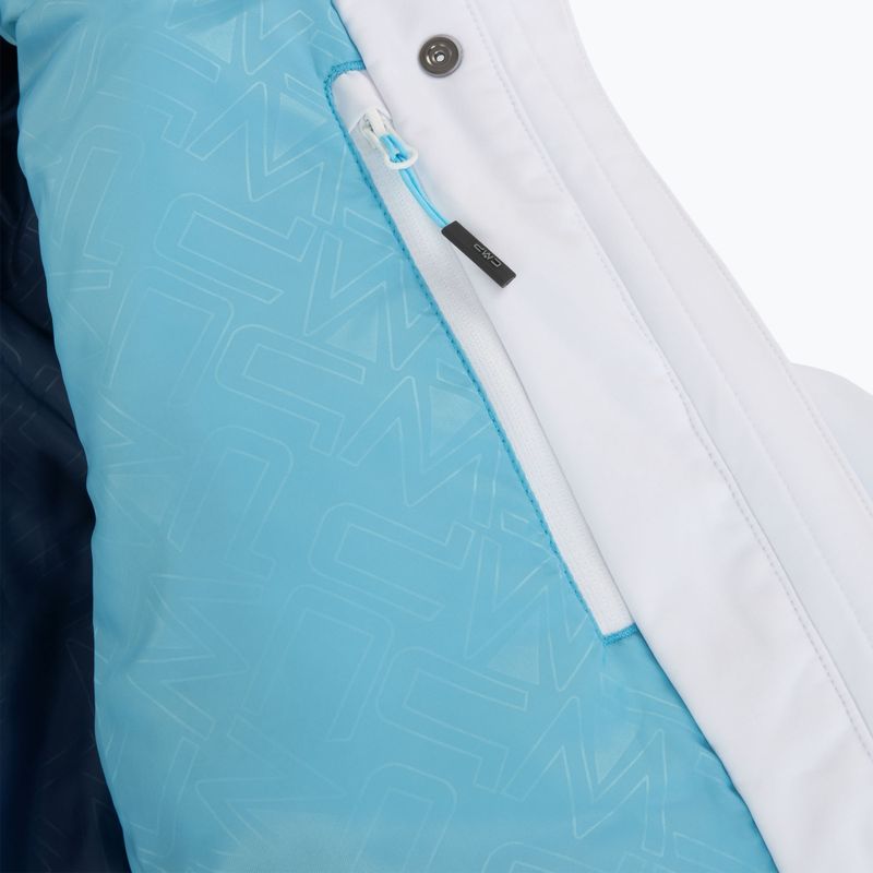 Kurtka narciarska damska CMP 35W0196 Zip Hood bianco 7