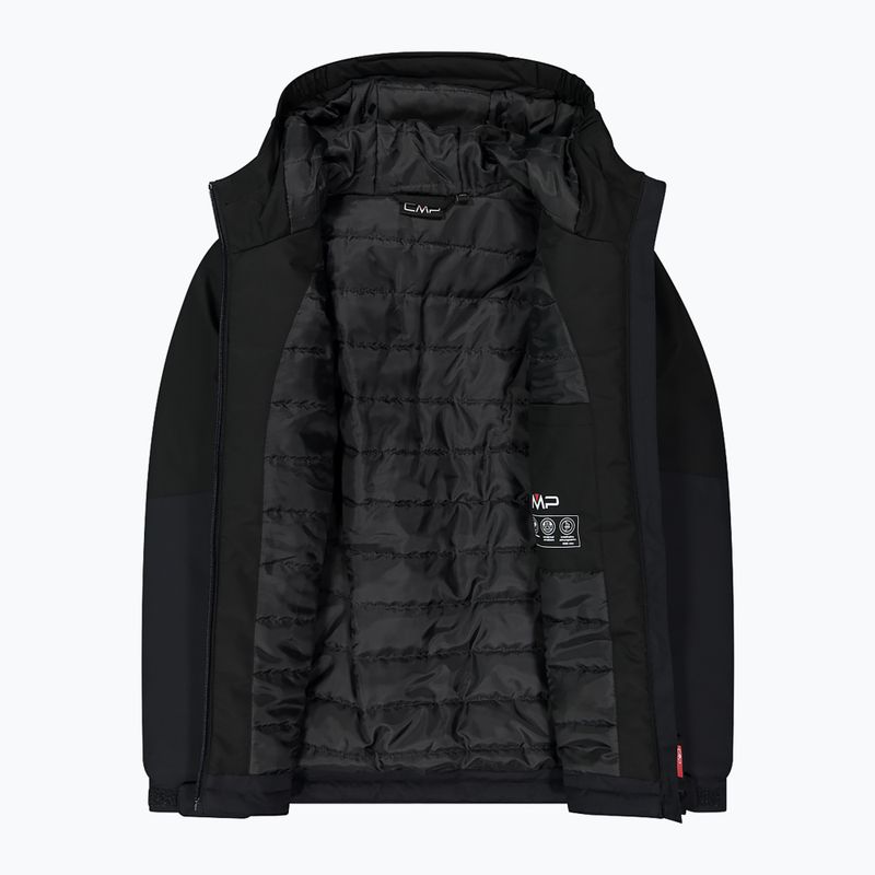 Kurtka softshell dziecięca CMP 35Z1524 Fix Hood antracite/nero 4