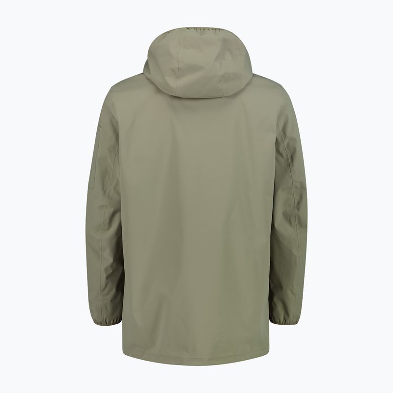 Kurtka przeciwdeszczowa męska CMP 35Z387 Fix Hood sage 2