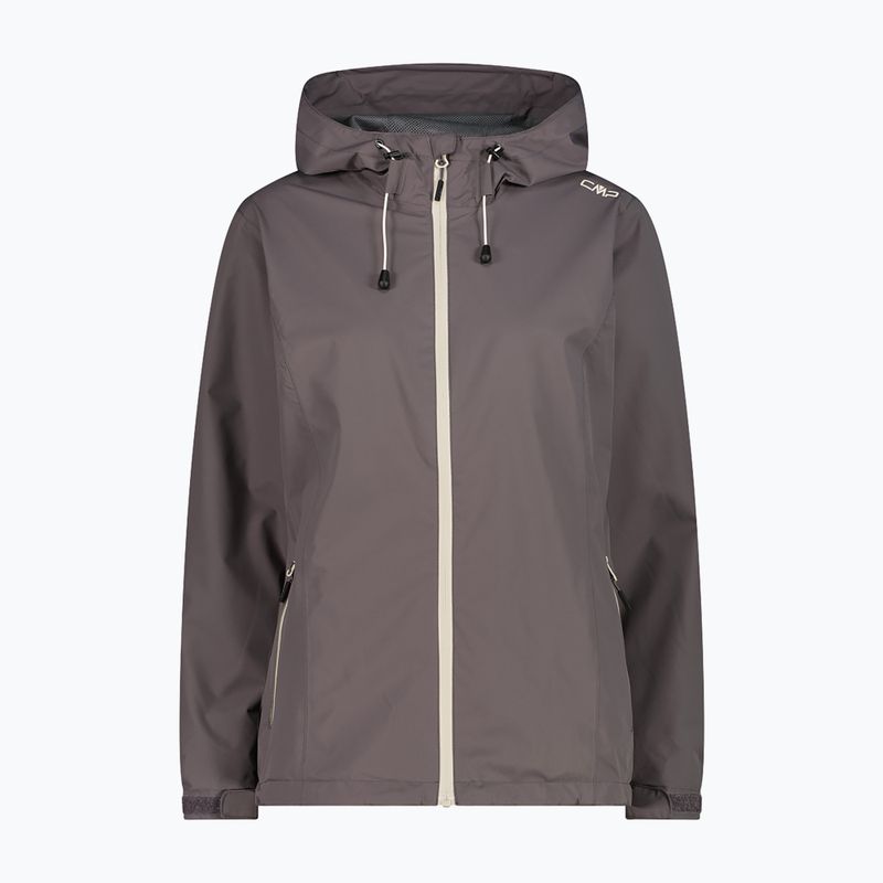 Kurtka przeciwdeszczowa damska CMP 39X6636 Fix Hood terra