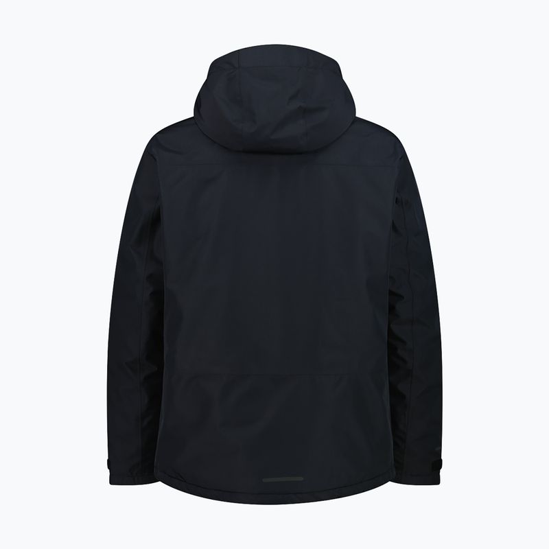 Kurtka przeciwdeszczowa męska CMP 35Z1537 Zip Hood nero 2