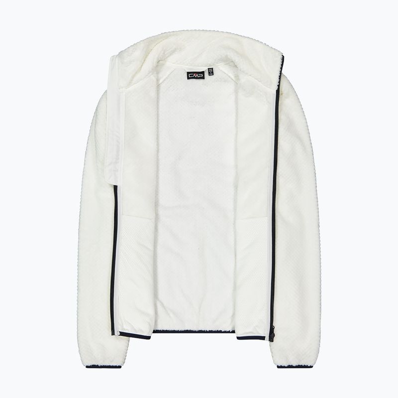 Bluza polarowa damska CMP 35P1566 Jacquard Highloft b.co gesso 4