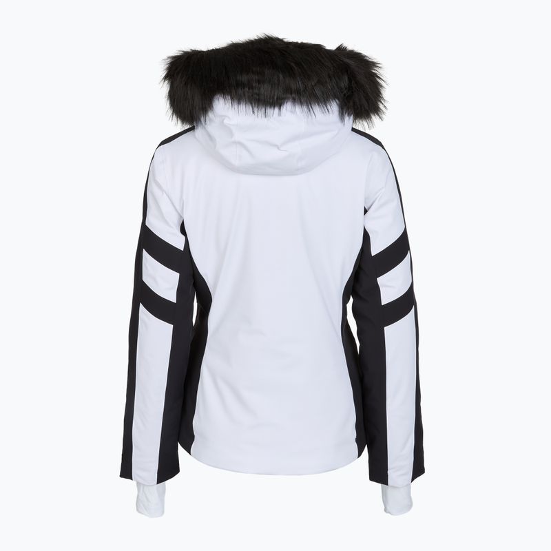 Kurtka narciarska damska CMP 35W0246 Zip Hood Synthetic Fur bianco 2