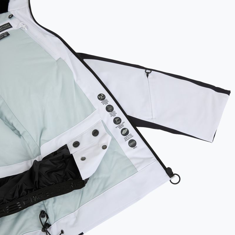 Kurtka narciarska damska CMP 35W0246 Zip Hood Synthetic Fur bianco 6