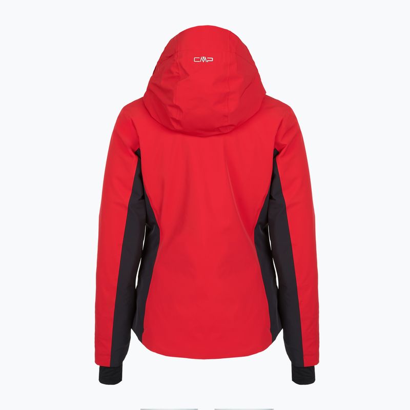 Kurtka narciarska damska CMP 35W0256 Zip Hood ferrari 2