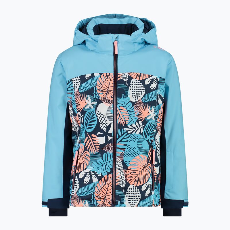 Kurtka narciarska dziecięca CMP 39W2085 topazio/blue ink
