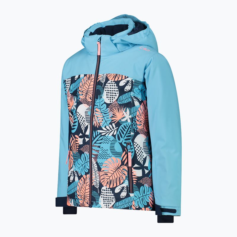 Kurtka narciarska dziecięca CMP 39W2085 topazio/blue ink 3