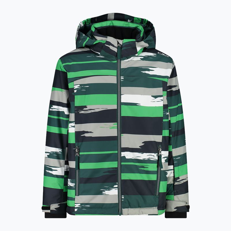 Kurtka narciarska dziecięca CMP 39W1924 deep mint/alpine/grey