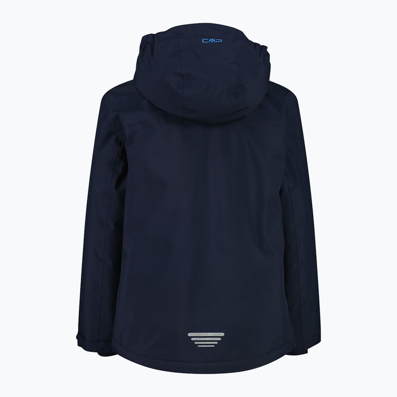 Kurtka narciarska dziecięca CMP 39W1924 black/blue/royal blue 2