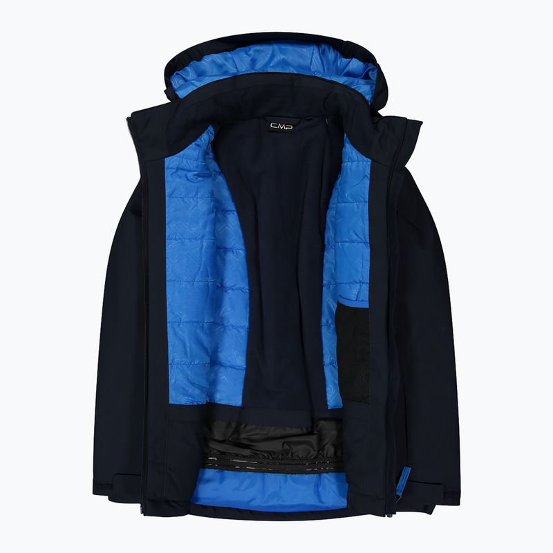 Kurtka narciarska dziecięca CMP 39W1924 black/blue/royal blue 4