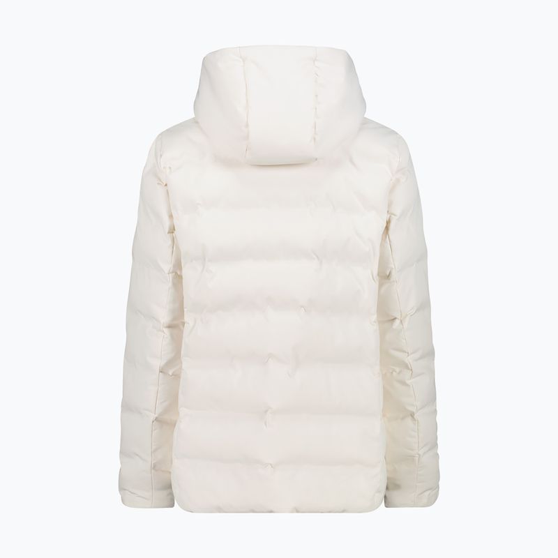 Kurtka ocieplana damska CMP 35K3666 Fix Hood b.co gesso/blue ink 2