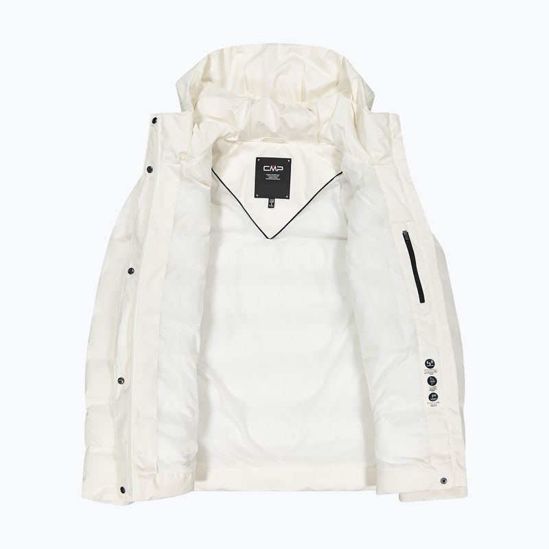 Kurtka ocieplana damska CMP 35K3666 Fix Hood b.co gesso/blue ink 4