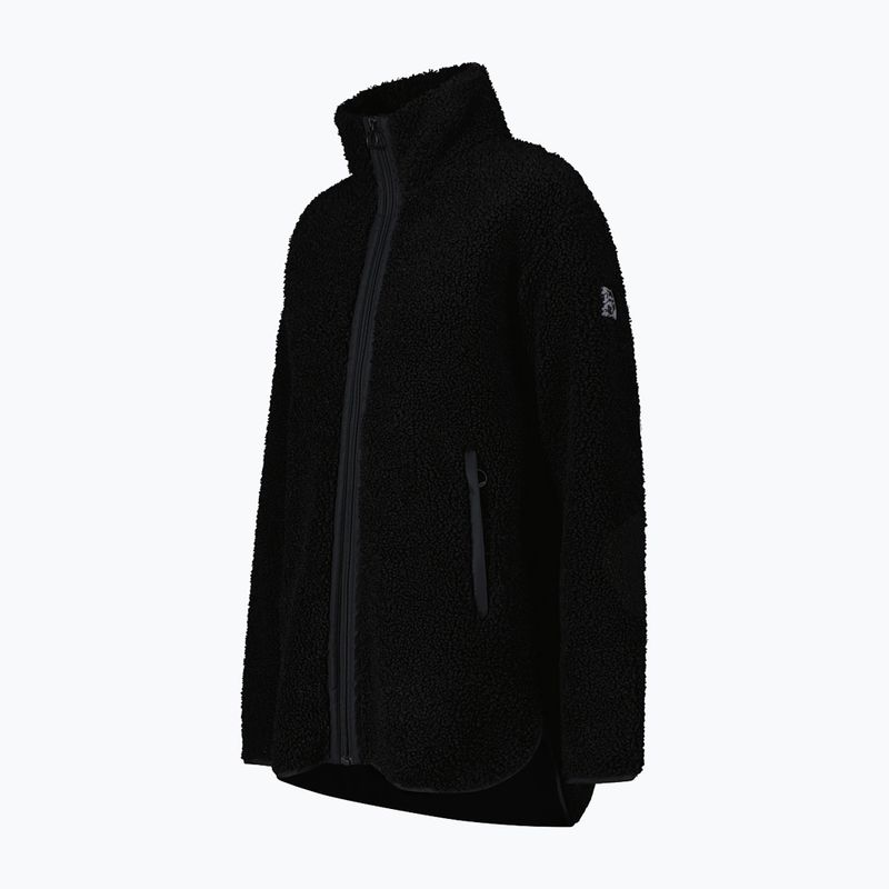Płaszcz damski CMP 35P3846 Long Teddy Highloft nero 3
