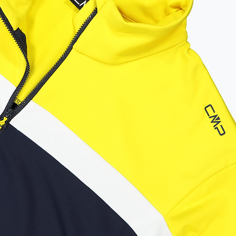 Bluza męska CMP 35L0507 Sweat black/blue/winter sun 4