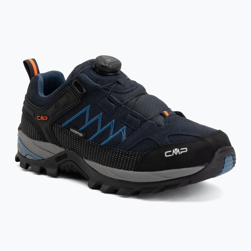 Buty trekkingowe męskie CMP Rigel Low Fitgo Wp b.blue/flash orange