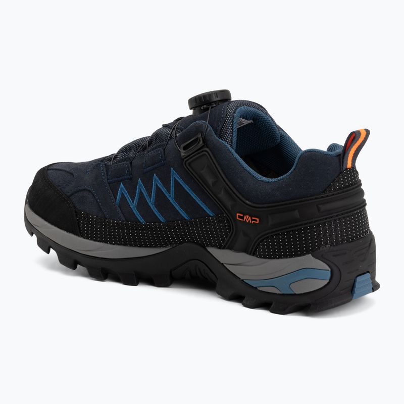 Buty trekkingowe męskie CMP Rigel Low Fitgo Wp b.blue/flash orange 3