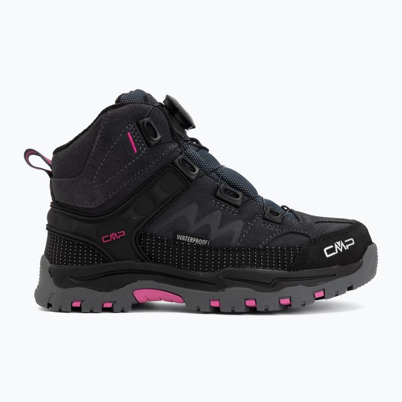 Buty trekkingowe dziecięce CMP Kiruna Mid Fitgo Fleece Wp antracite/festival 2
