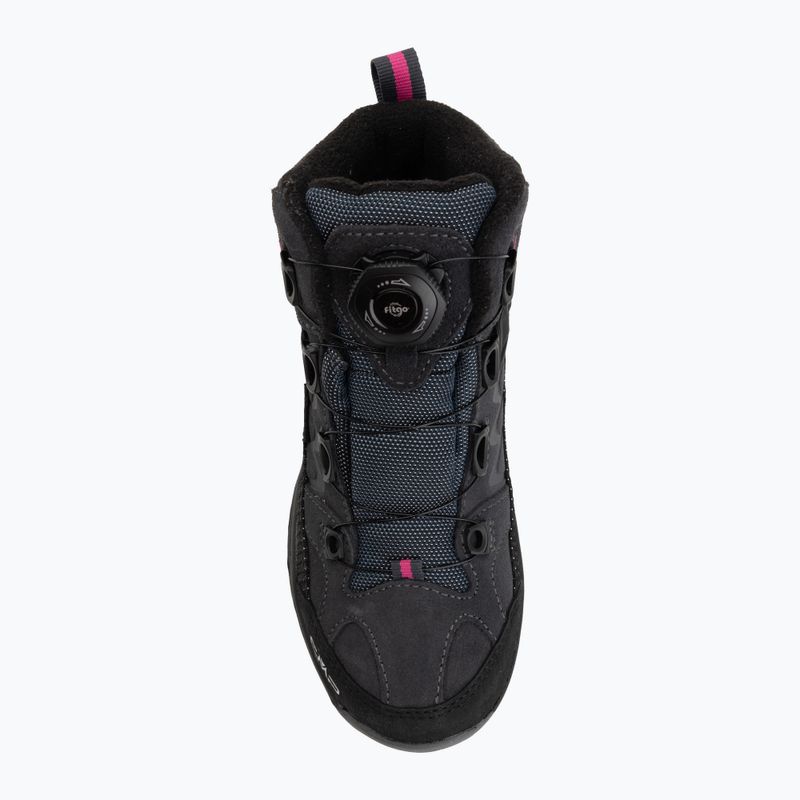 Buty trekkingowe dziecięce CMP Kiruna Mid Fitgo Fleece Wp antracite/festival 5