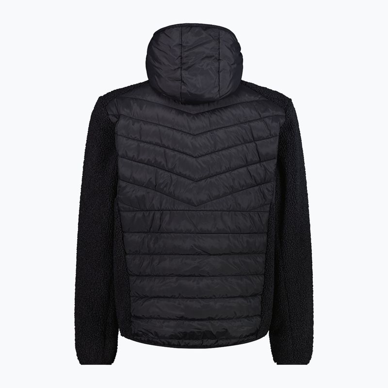 Kurtka hybrydowa męska CMP 34P1817 Hybrid Fix Highloft antracite 2